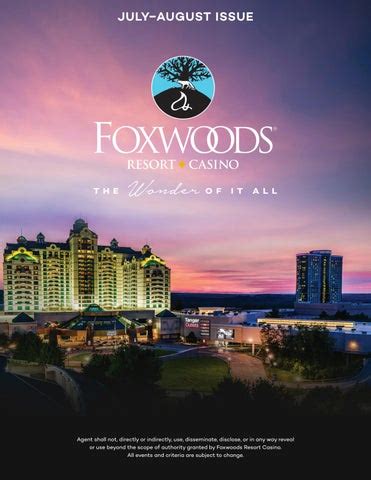 Foxwoods National Casino Marketing JULAUG2022 by Foxwoods Resort Casino - Issuu