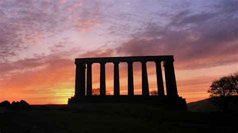 Calton Hill sunrise | The National Monument of Scotland, on … | Flickr