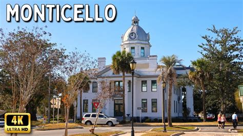 Exploring the Historic Town of Monticello, Florida - YouTube