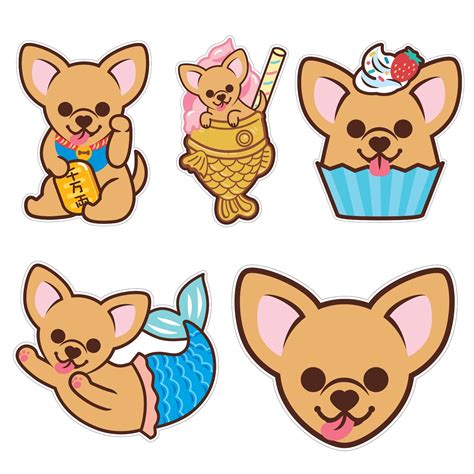 CHIHUAHUA STICKERS PACK - DoggoFashion