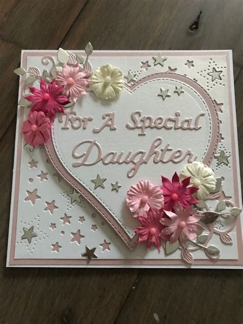 Daughter birthday card | Happy birthday daughter cards, Birthday card craft, Card making birthday