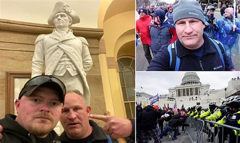 Two Virginia police officers who snapped selfies at Capitol riot are FIRED | Daily Mail Online