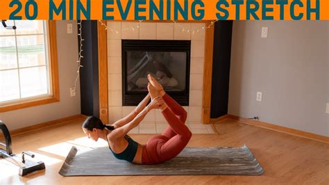 20 MINUTE EVENING STRETCH // Relax and Unwind - YouTube