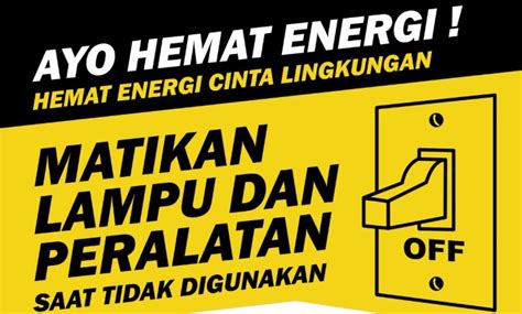 Poster Hemat Energi Listrik Yang Mudah Digambar – Gambaran