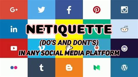 Netiquette (in any social media platform) - YouTube