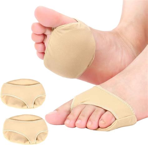 Metatarsal Sleeves with Gel Cushion Pads, Lightweight Forefoot Pads for Men and Women, Ball of ...