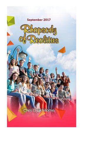 Rhapsody of realities english pdf september 2017 by Livres Parakletos - Issuu