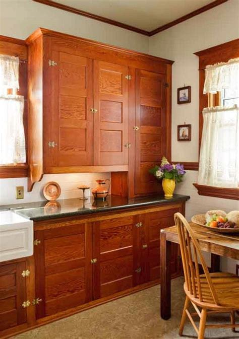 101 awesome craftsman kitchen design ideas (73) | Bungalow kitchen, Vintage kitchen cabinets ...