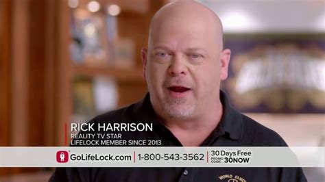 LifeLock TV Commercial, 'Infomercial 3.1 - CTA' Featuring Rick Harrison - iSpot.tv