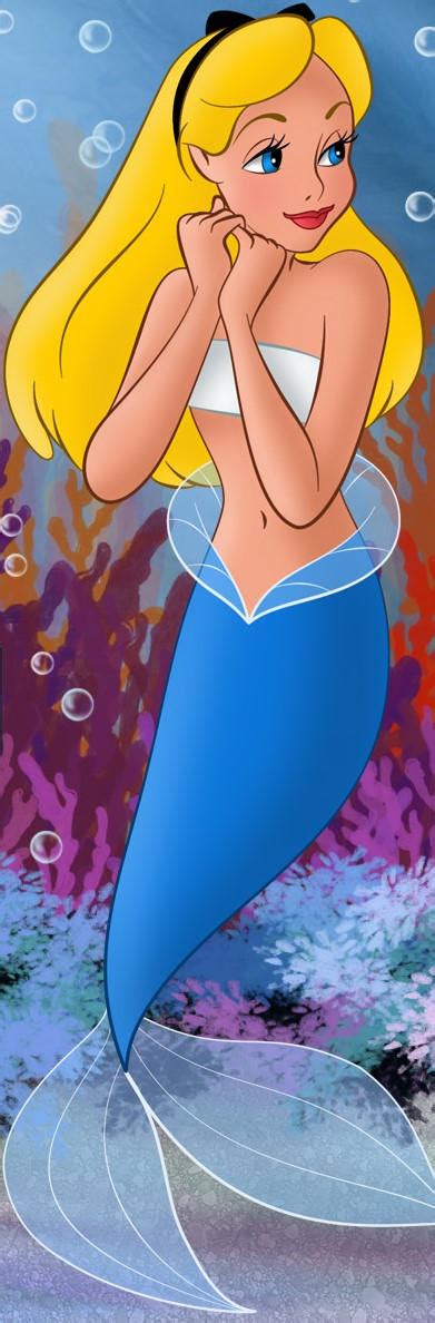 Wonderland Under The Sea alice mermaid by 3383383563 on DeviantArt