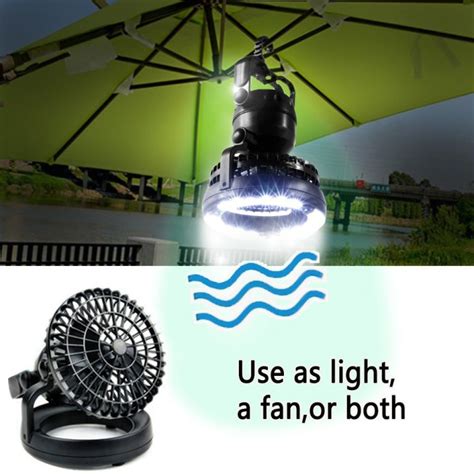 Portable LED Camping Lantern with Ceiling Fan