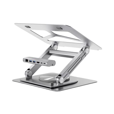 5-in-1 Laptop Stand with Detachable Magnetic Hub: Ultimate Versatility