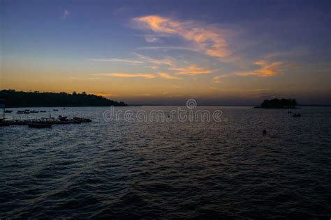 Sunset at Bhopal Lake stock photo. Image of upper, golden - 130320