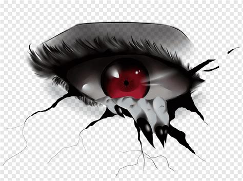 Eye and hand art, Eye Demon Drawing Devil, Eye, people, computer Wallpaper, organ png | PNGWing