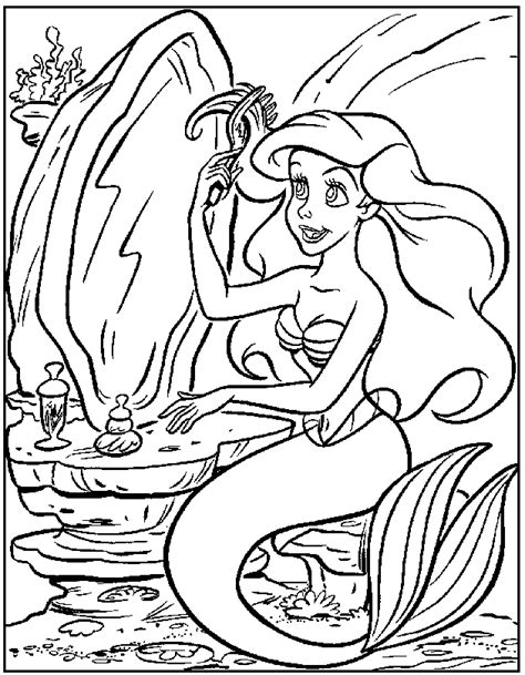 Free Printable Little Mermaid Coloring Pages For Kids