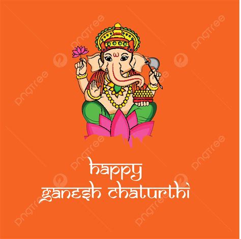 Hindu Festival Ganesh Chaturthi Background Indian Ganesha Celebration ...