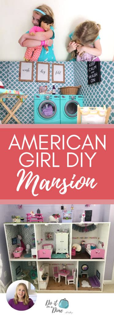 HUGE DOLLAR TREE & IKEA BUILD 💕 American Girl Doll House DIY & Tour!