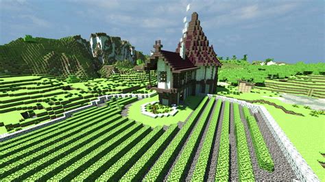 Vineyard / Cottage Inspired By Cheydinhal Style Architecture (Oblivion) Minecraft Map