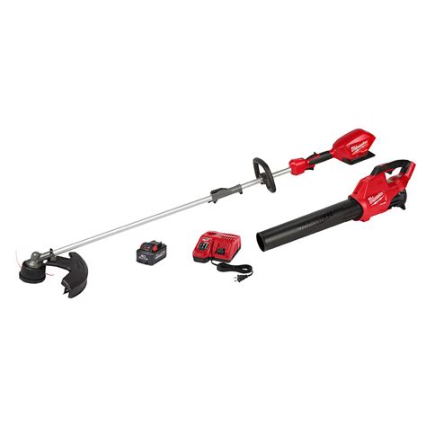 Milwaukee 3000-21 M18 FUEL 18V Cordless Trimmer/Blower 2 Tool Combo Ki — Factory Authorized Outlet