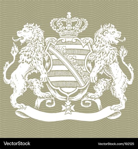 Lion crest Royalty Free Vector Image - VectorStock