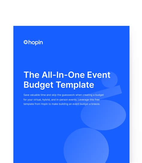 Free Event Budget Template Download | Hopin - Worksheets Library