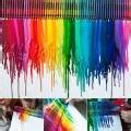Creative Ideas - DIY Stunning Melted Crayon Art Canvas