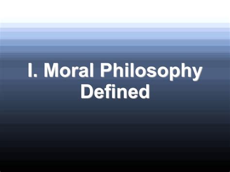 Moral philosophy | PPT