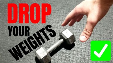 Why You SHOULD Drop Your Weights - YouTube