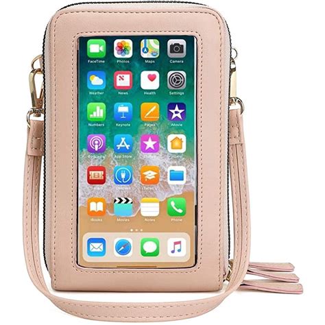 Touch Screen Cell Phone Purse, Crossbody Cellphone Purse Women Touch Screen Bag RFID Blocking ...