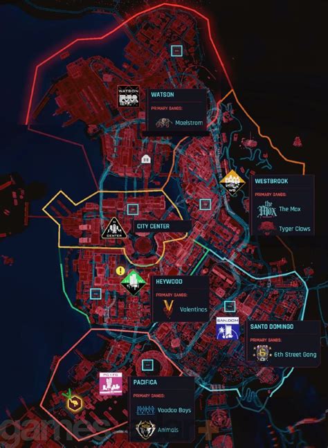 Cyberpunk Legendary Map