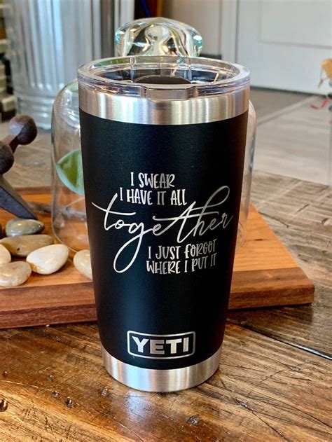 Excited to share this item from my #etsy shop: Laser Engraved Authentic Yeti Rambler - TOGETHER ...