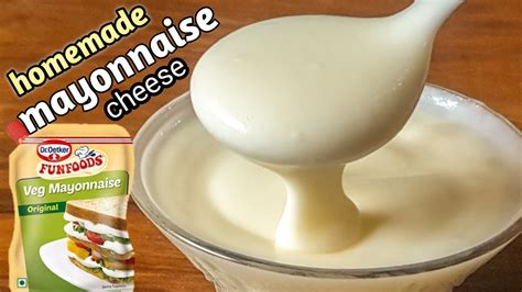 homemade veg mayonnaise recipe just 2 minutes | how to make mayonnaise at home | mayonnaise ...