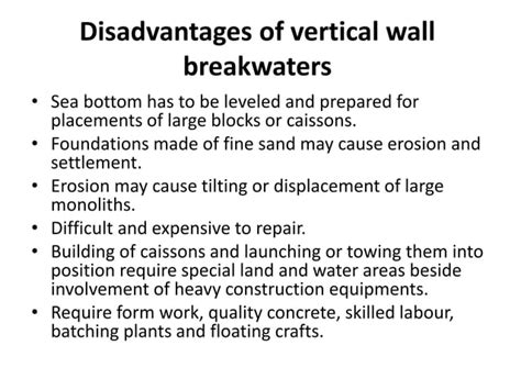 Breakwaters and types | PPT