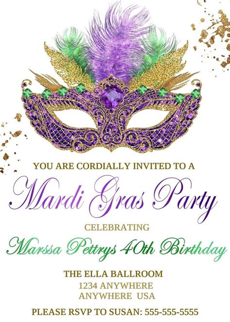 Pin on Mardi gras party