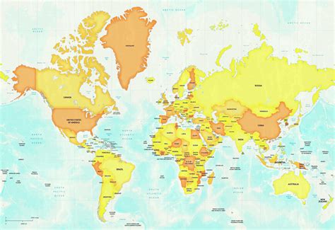 World Map Template