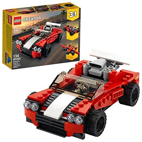 LEGO Creator 3in1 Sports Car Toy 31100 Building Kit (134 Pieces ...