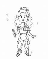 Julie And The Phantoms Coloring Pages  Home sketch template