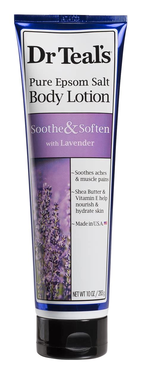 Dr Teal's Soothe & Soften Pure Epsom Salt Body Lotion, 10 oz - Walmart.com