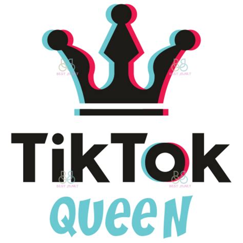 Tiktok Queen Logo Svg, Tiktok Logo Svg, Hot Logo Svg, Instan - Inspire Uplift