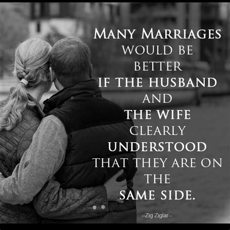 Marriage Quotes - Many marriages would be better if the...