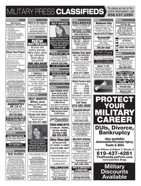 Classifieds | Military Press