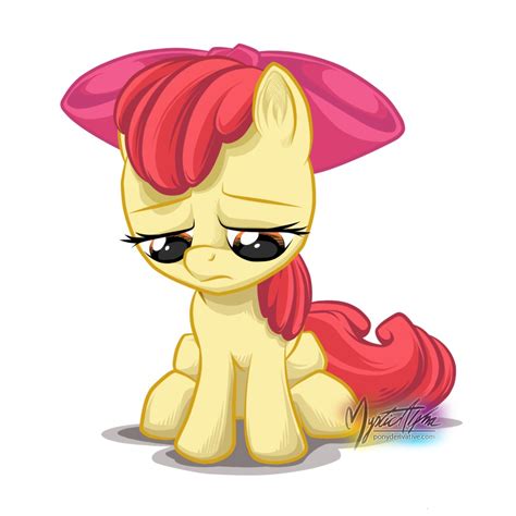 Sad Apple Bloom 2 by mysticalpha on DeviantArt