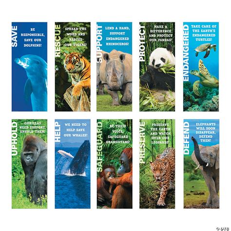 Endangered Animals Poster Set - Discontinued