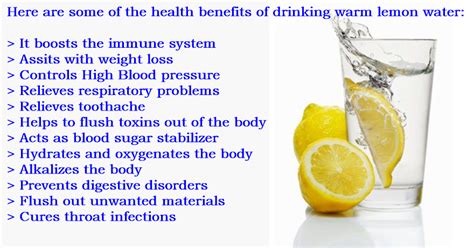 Health Benefits Of Drinking Warm Lemon Water - Rohini