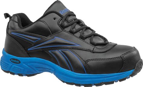 Reebok - Reebok Athletic Work Shoes 10-1/2 Black/Blue RB4830-10.5M ...