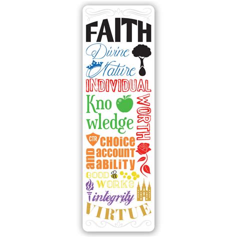 Articles of Faith Bookmark in Bookmarks | LDSBookstore.com (#LDP-ARTFAITH)