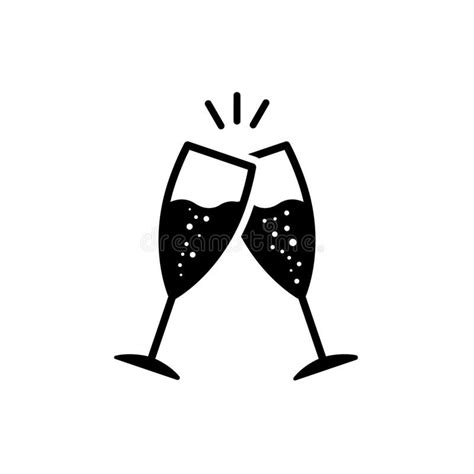 Champagne glasses vector icon. Glasses with wine illustration symbol. cheers sig #Sponsored , # ...