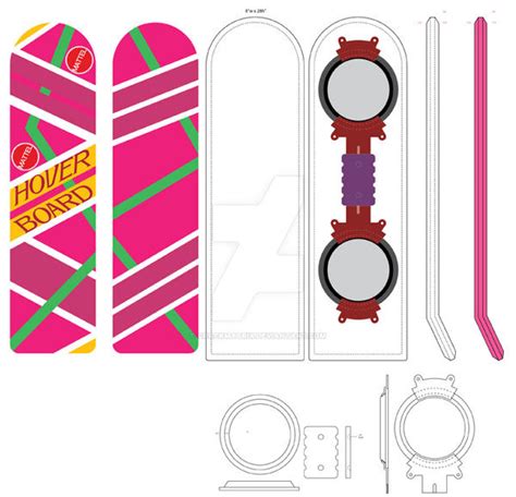 Printable Back To The Future Hoverboard Template - Printable Templates