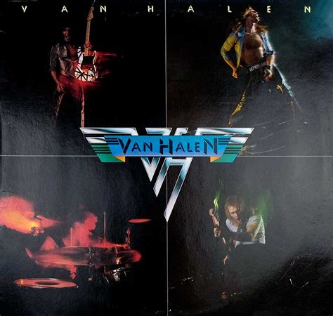 VAN HALEN S/T Self-titled American Hard Rock, Heavy Metal Album Cover ...