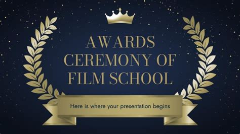 Awards Ceremony of Film School | Google Slides & PowerPoint